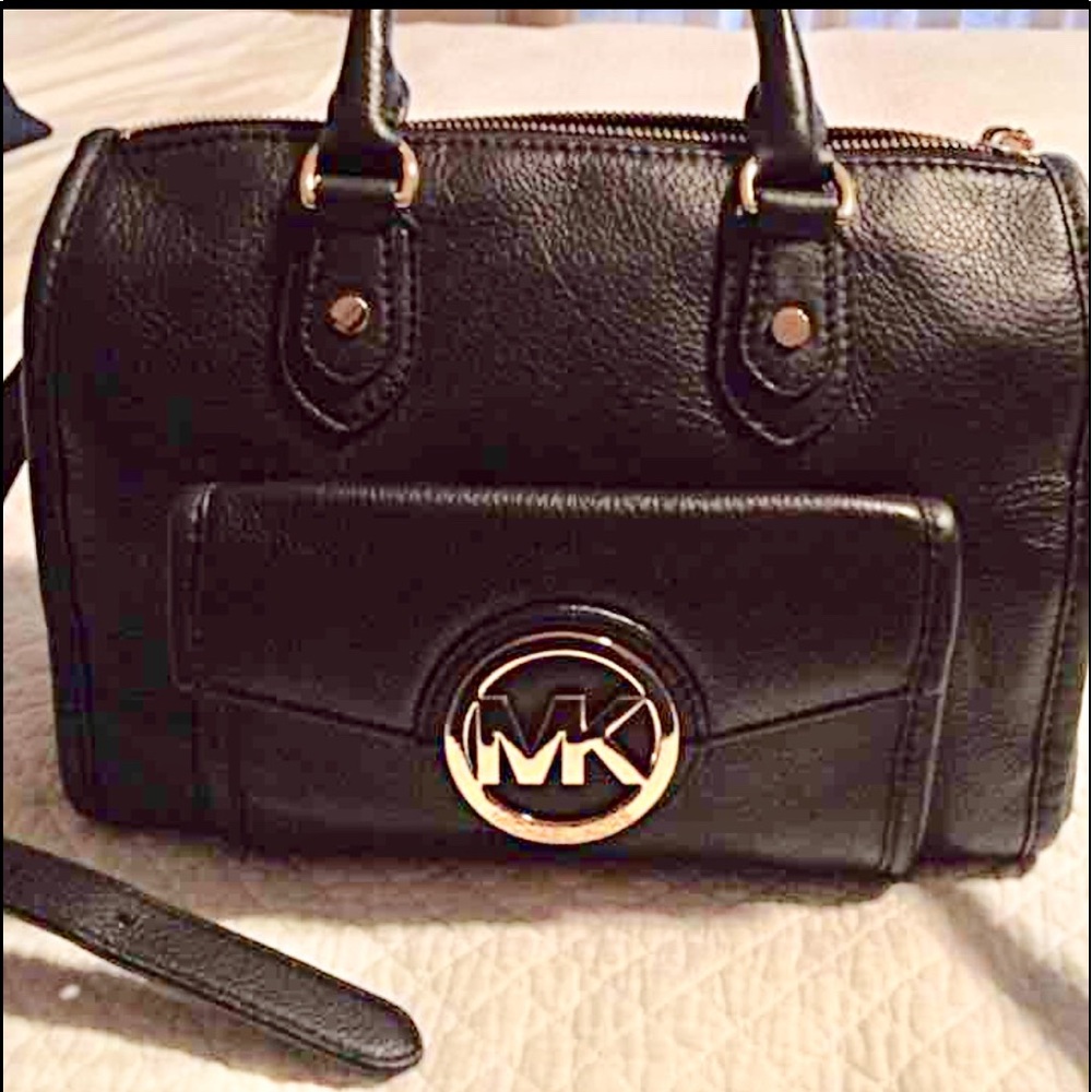 Michael Kors Black Margo Satchel